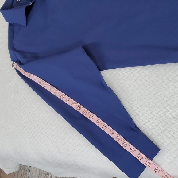 Nordstrom TechSmart Navy LongSleeve Button Up Dress Shirt Men’s Size 16.5 32-33 - Picture 9 of 16